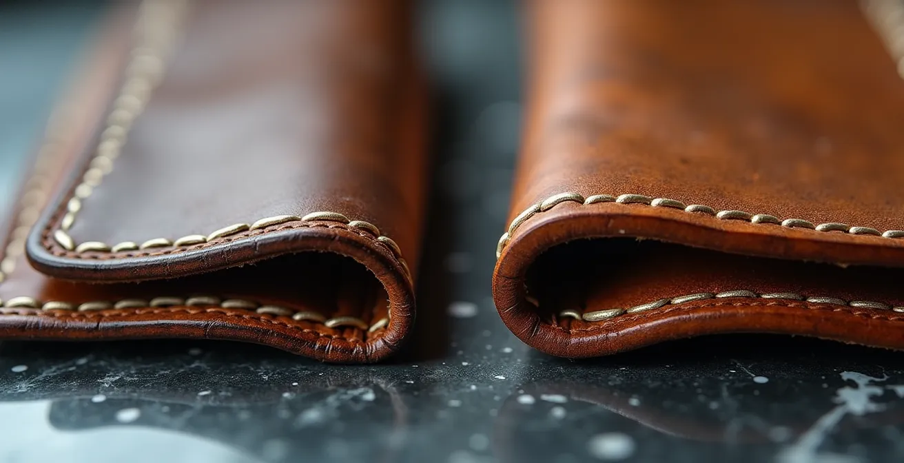 Comparación visual entre producto premium y estándar mostrando calidad y durabilidad