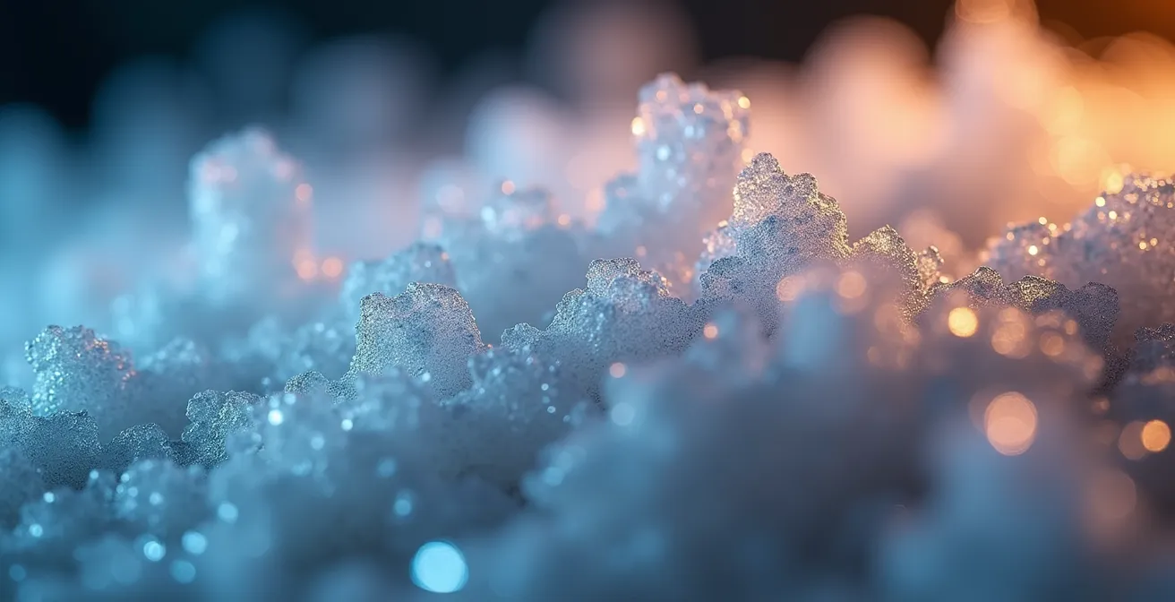 Representación visual de la organización de datos empresariales con arquitectura híbrida